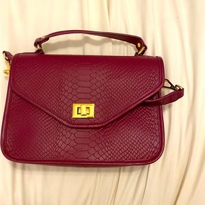 Burgundy GIGI New York purse